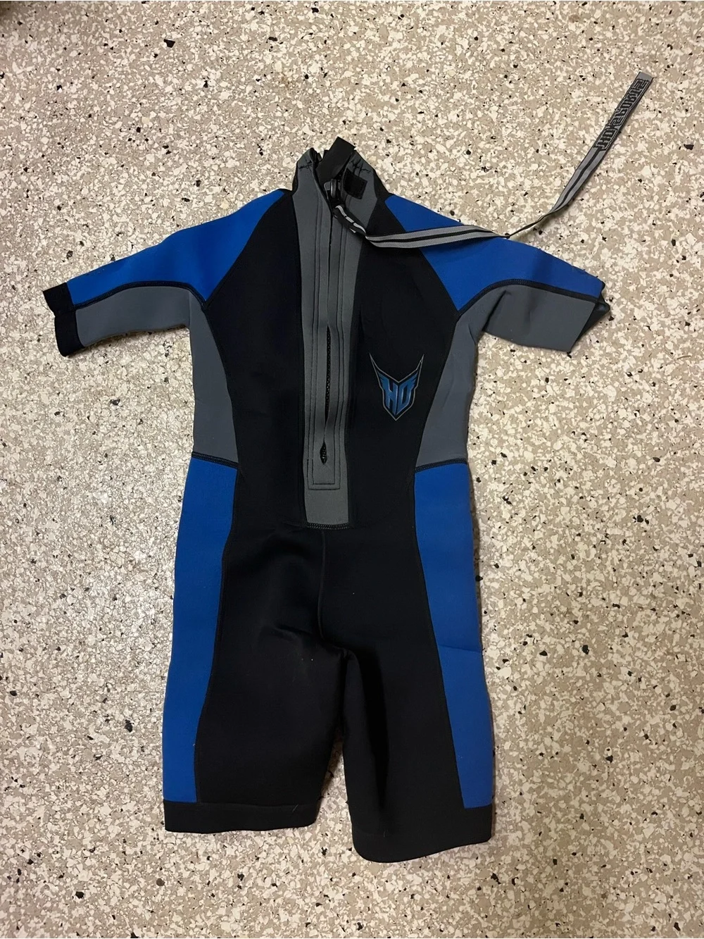 Kids Shorty Wetsuit - Blue/Black